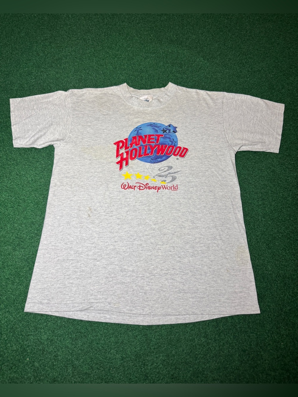 Planet Hollywood Disney World Vintage T Shirt 90s Medium Oversized Retro